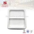 Wholesale white porcelain restaurant catering serving dishes for buffet